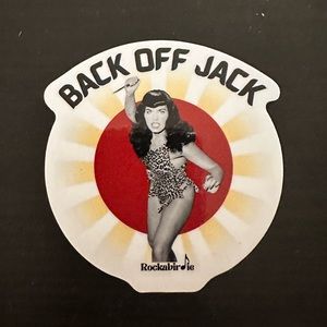 Rockabirdie Bettie Page Sticker